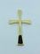 Gold-Plated Cross Funeral Urn Decoration Is Of Good Quality And Light Weight UD02