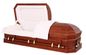 Luxury Design Wooden Caskets Crepe Interior 30 Days Delivery Time SGS