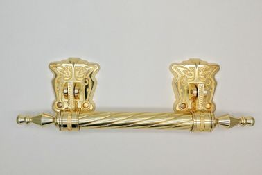 ザマック 金属棺柄 亜鉛合金 素材 ヨーロッパのスタイル 黄金塗装 ZH005