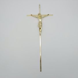 金張りZD012の小箱の十字架像、キリスト教パターンが付いている棺の十字