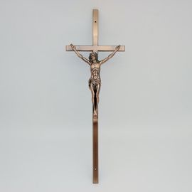 Zamakの旧式な銅色の物質的な棺の十字架像ZD018のライト級選手